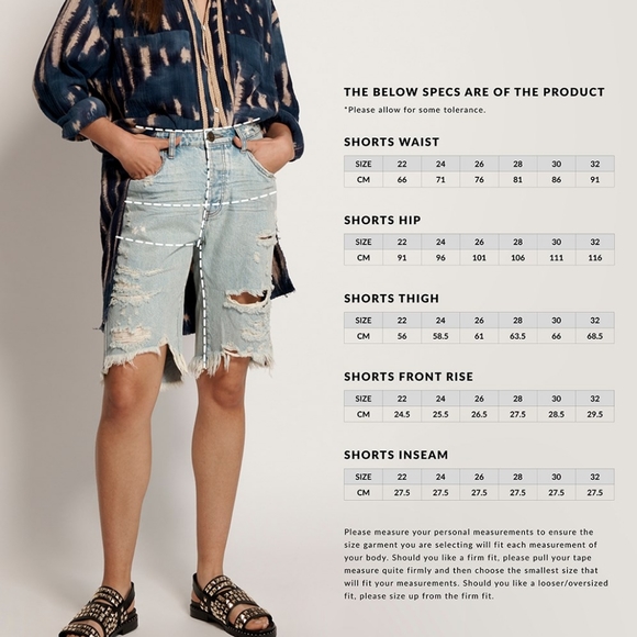 One Teaspoon Kansas Cut Off Trucker Shorts - Picture 12 of 12